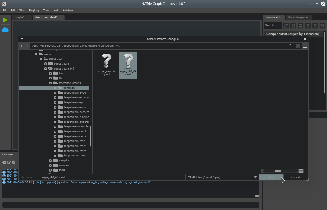 Graph Composer Container Builder Platform