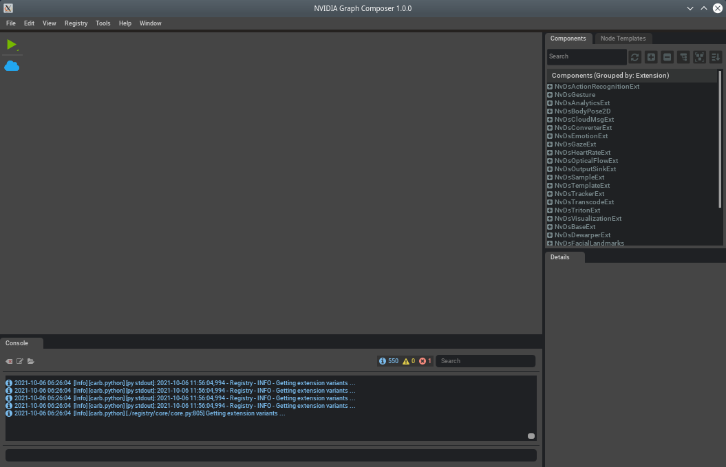 Graph Composer Default View