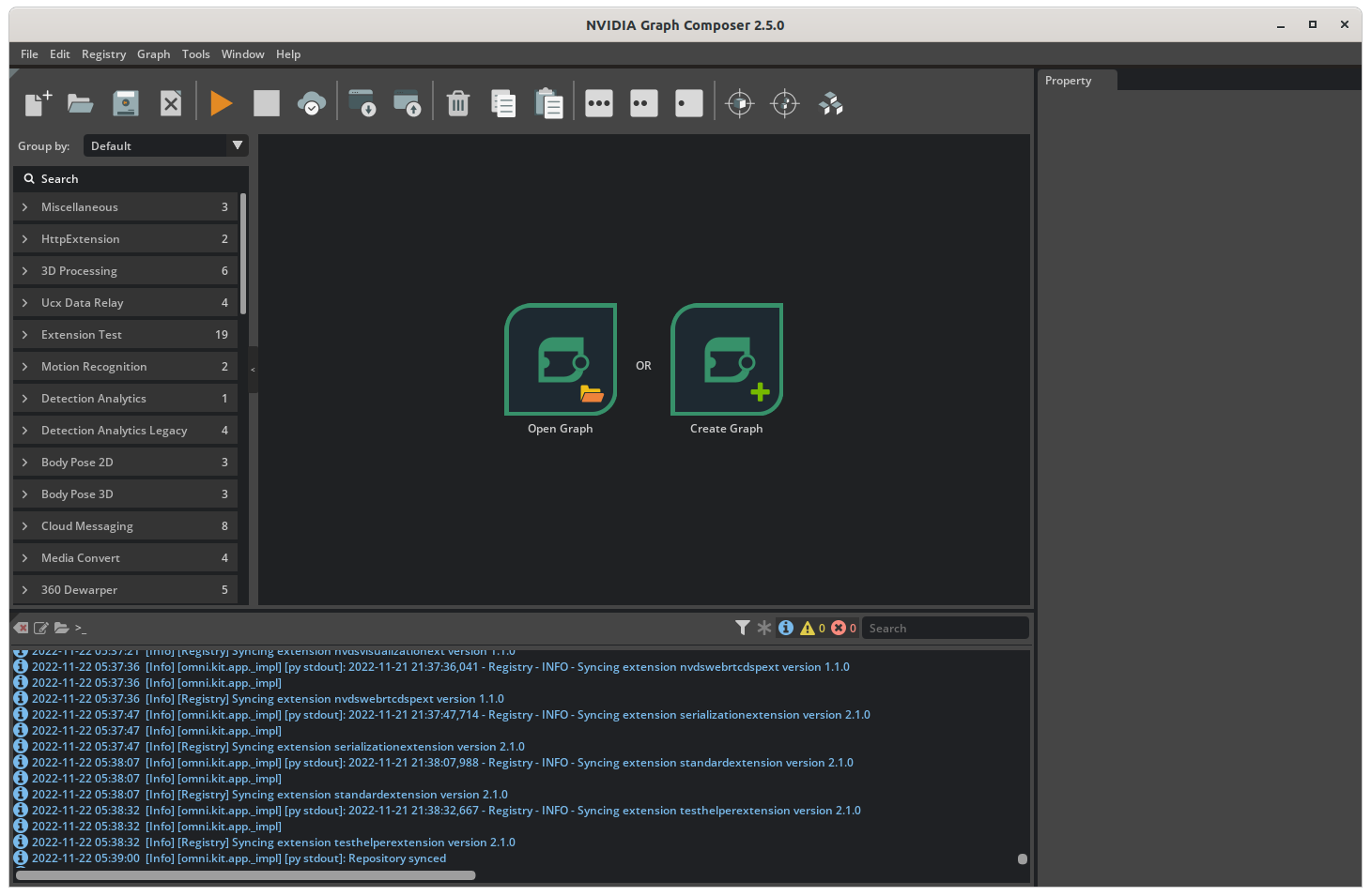 Graph Composer Default View