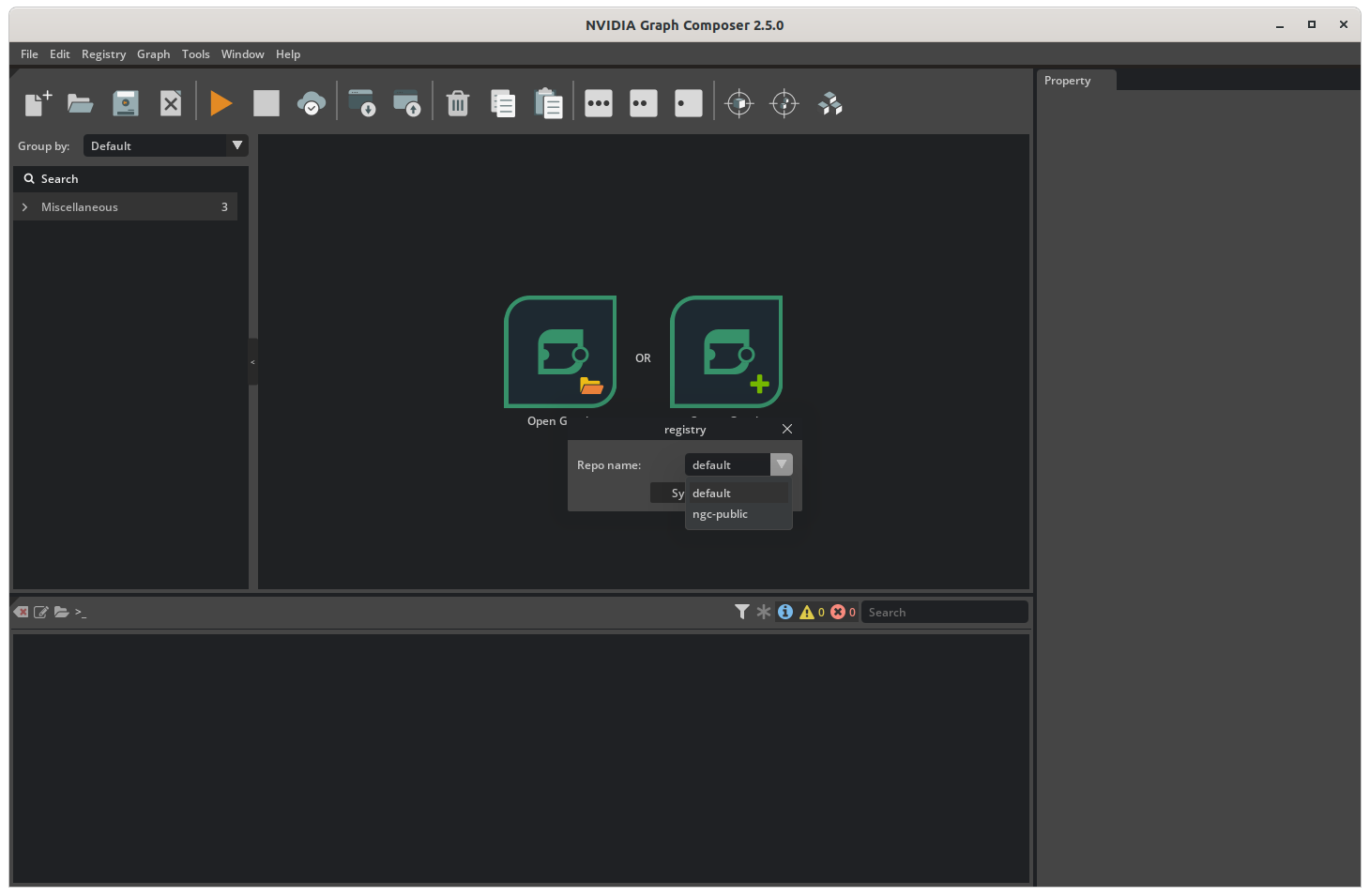 Graph Composer Select Repo