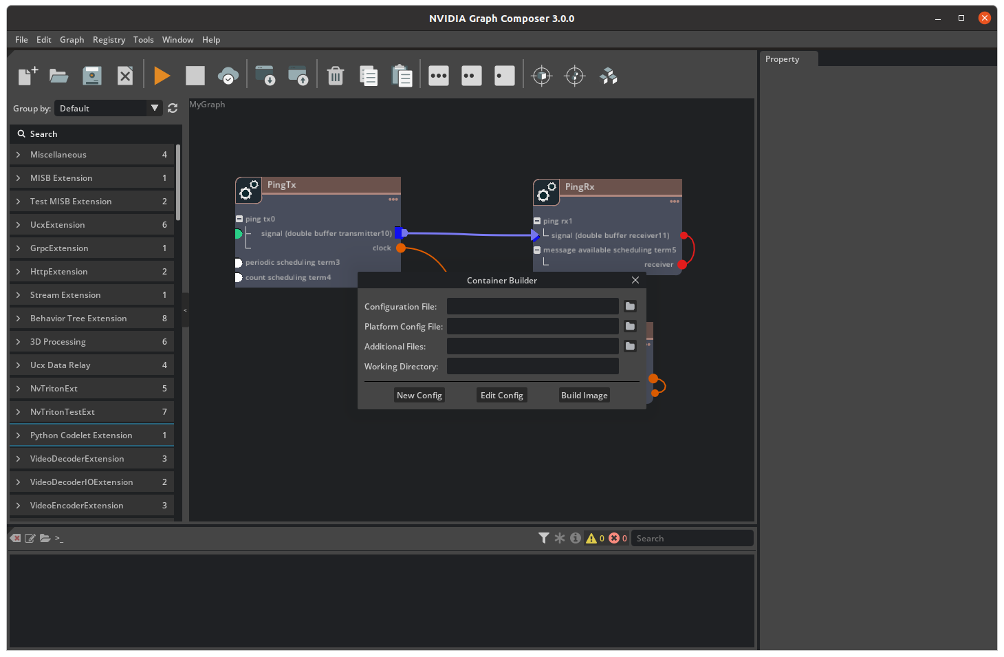 Graph Composer Container Builder Launch