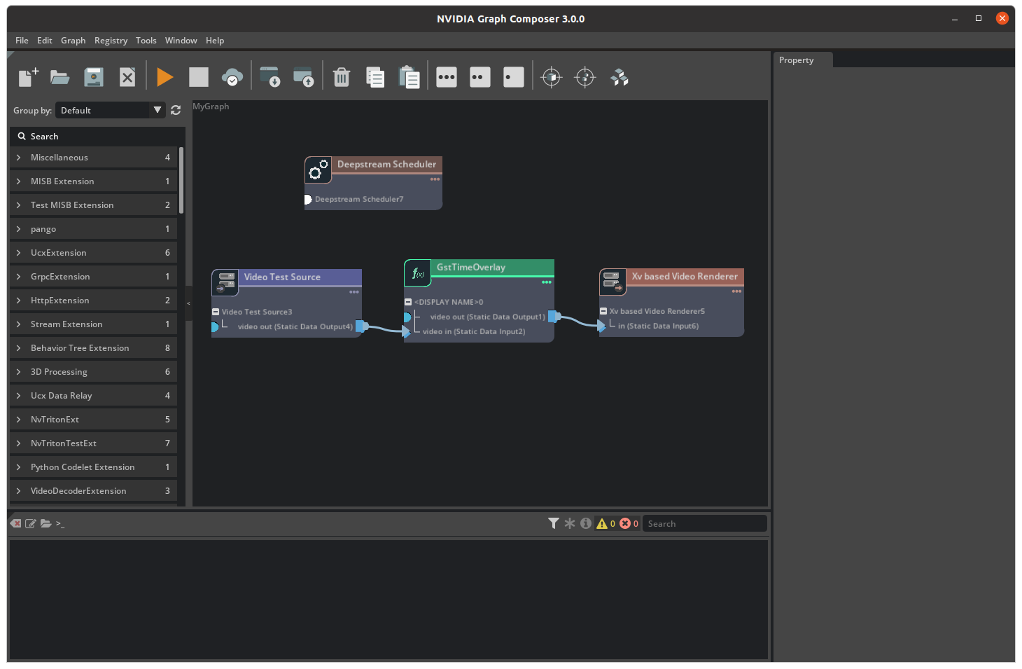 Graph Composer Development Workflow Graph Creation