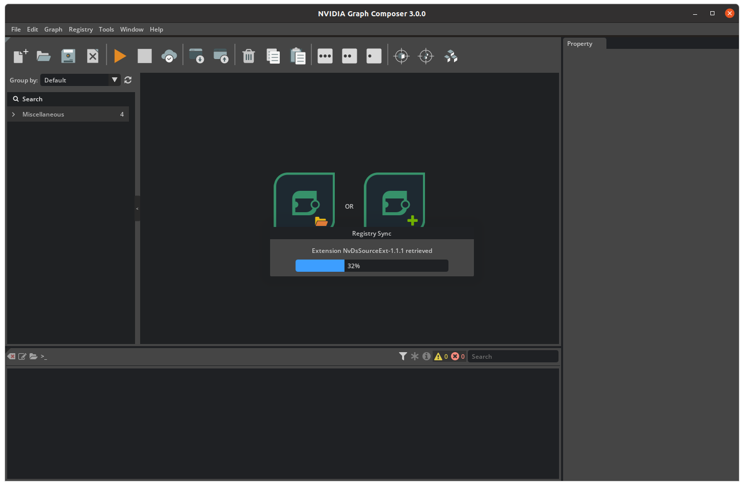 Graph Composer Sync Progress