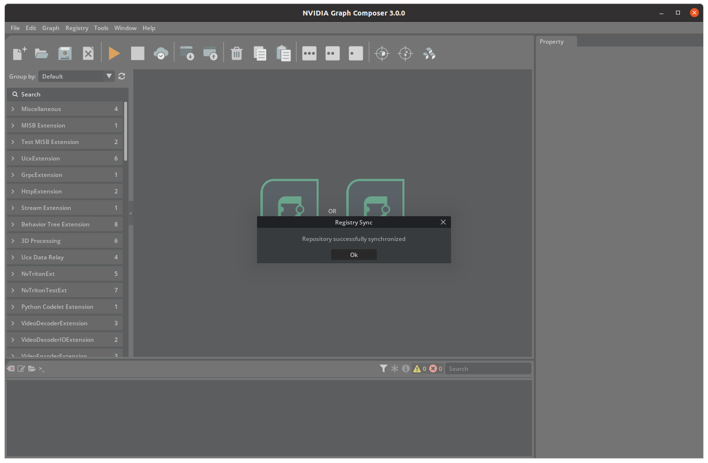 Graph Composer Sync Success
