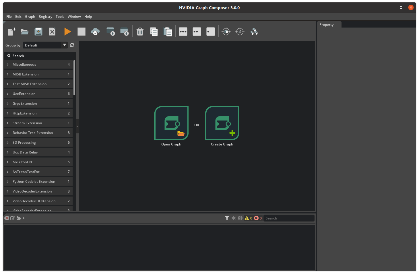 Graph Composer Default View