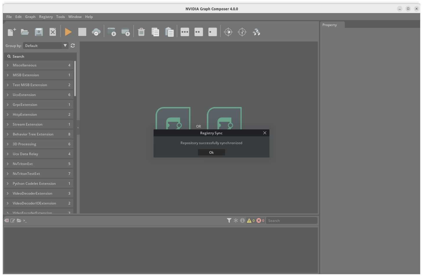 Graph Composer Sync Success