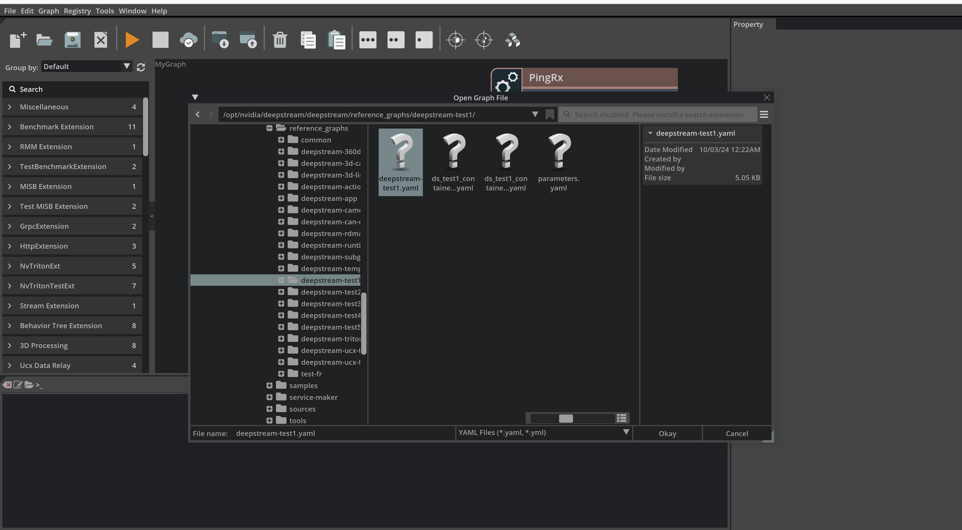 Graph Composer Open Graph