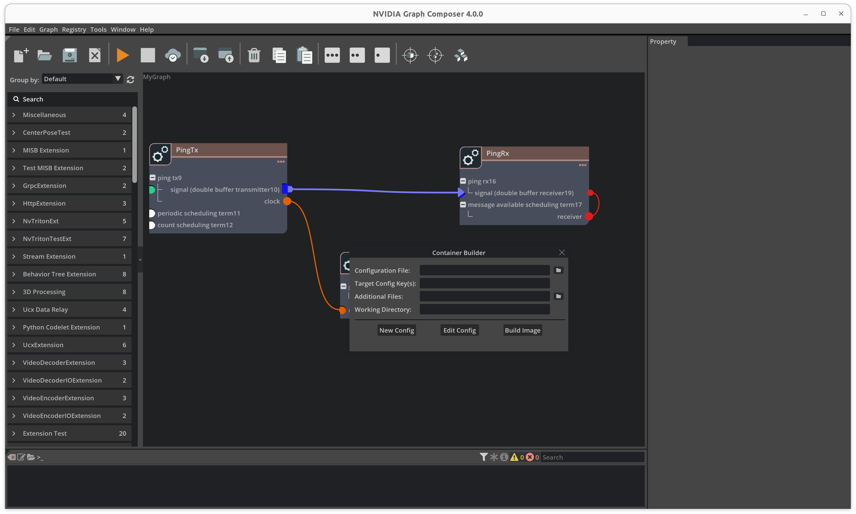 Graph Composer Container Builder Launch